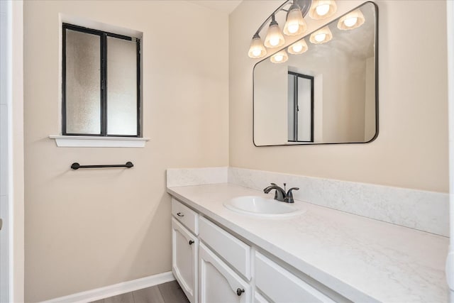 42617 John Muir Dr, Coarsegold, CA 93614 - bathroom with vanity and baseboards