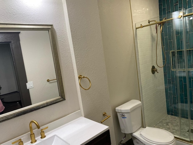 345 N Van Ness Ave, Fresno, CA 93701 - bathroom featuring a stall shower and vanity
