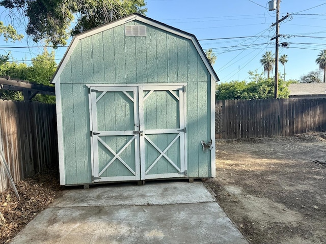 3728 E Huntington Blvd, Fresno, CA 93702 - view of shed featuring a fenced backyard