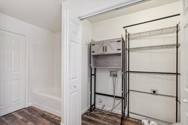 2111 Birch Ave, Clovis, CA 93611 - bathroom with wood finished floors and shower / tub combination