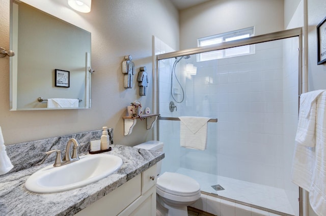 3211 Salem Ave, Clovis, CA 93619 - full bath featuring vanity and a shower stall