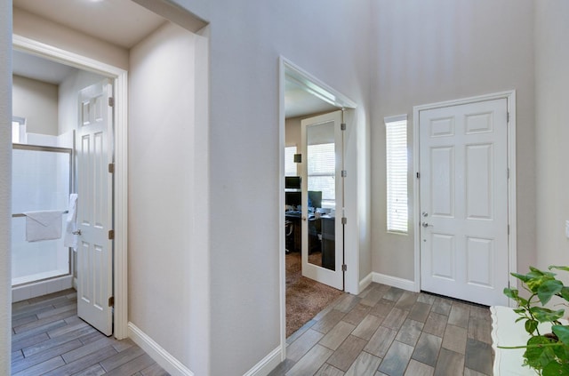 3211 Salem Ave, Clovis, CA 93619 - entrance foyer with wood finish floors and baseboards