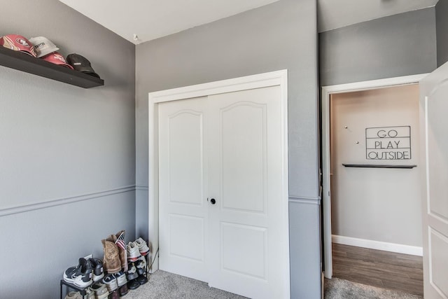 1966 Decatur Ave, Clovis, CA 93611 - unfurnished bedroom featuring wood finished floors and a closet