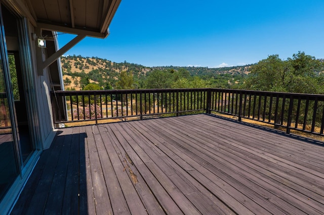 42560 Ranger Circle Way, Coarsegold, CA 93614 - wooden deck featuring a mountain view