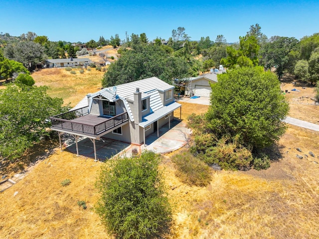 42560 Ranger Circle Way, Coarsegold, CA 93614 - aerial view of property and surrounding area featuring a tree filled landscape