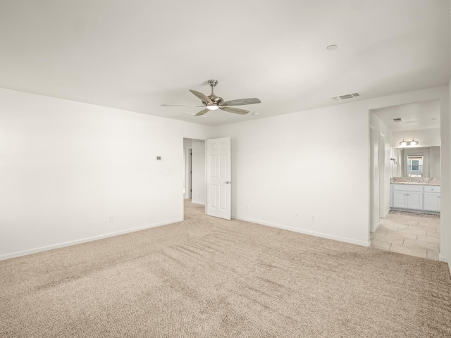 3433 Descanso Ave, Clovis, CA 93619 - unfurnished room with ceiling fan and light carpet