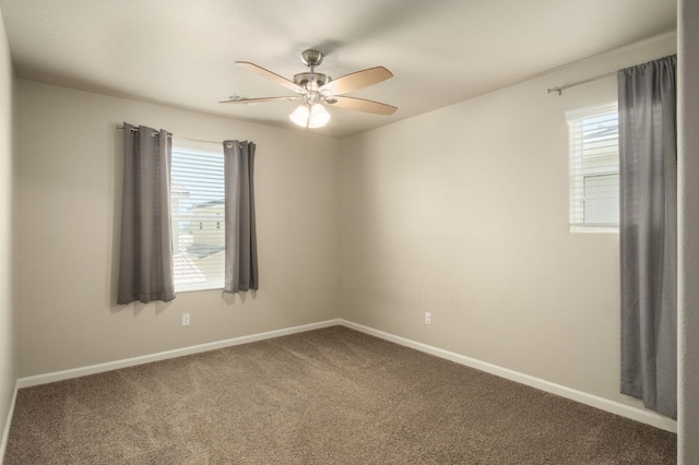 3482 Elevations Way, Clovis, CA 93619 - carpeted empty room featuring a ceiling fan and healthy amount of natural light