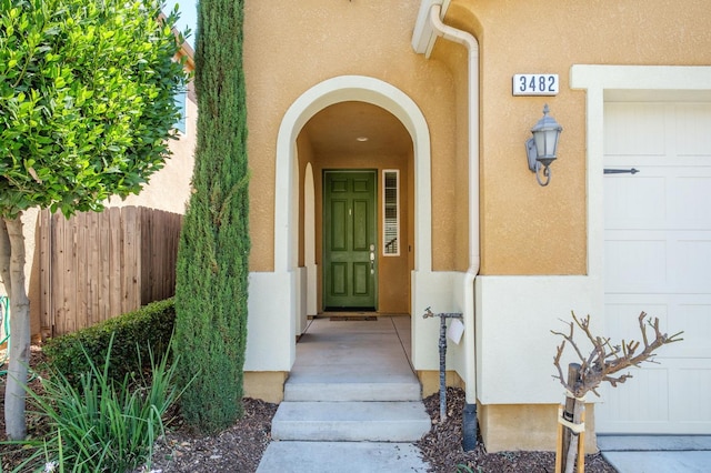3482 Elevations Way, Clovis, CA 93619 - property entrance featuring stucco siding