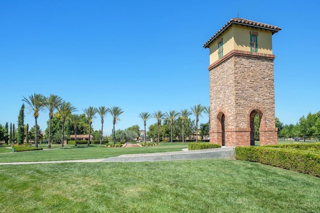 3482 Elevations Way, Clovis, CA 93619 - surrounding community with a lawn
