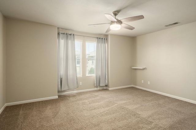 3482 Elevations Way, Clovis, CA 93619 - carpeted spare room featuring ceiling fan and baseboards