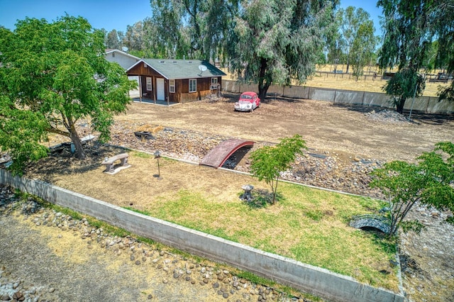 5578 E Perrin Rd, Clovis, CA 93619 - view of yard