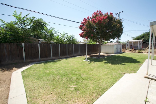 2449 S Page Ave, Fresno, CA 93725 - fenced backyard with a shed