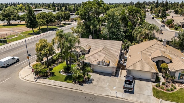 7507 N Constance Ave, Fresno, CA 93722 - aerial perspective of suburban area