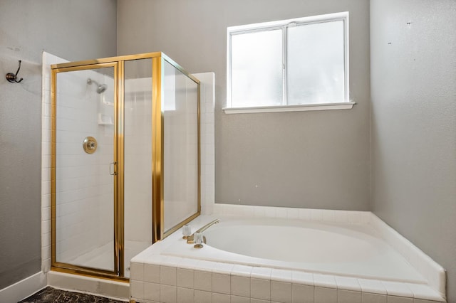 7507 N Constance Ave, Fresno, CA 93722 - full bathroom with a stall shower and a bath