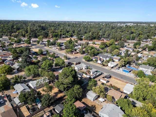 438 E Cortland Ave, Fresno, CA 93704 - aerial view of property and surrounding area featuring nearby suburban area