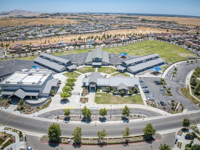 4670 Terrace Rd, Madera, CA 93636 - aerial view of property and surrounding area with nearby suburban area