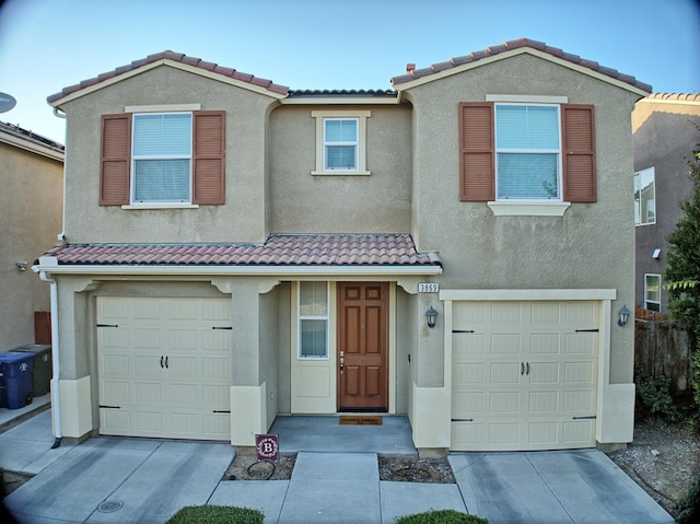 3869 Griffith Ave, Clovis, CA 93619 - townhome / multi-family property featuring a garage and a tile roof