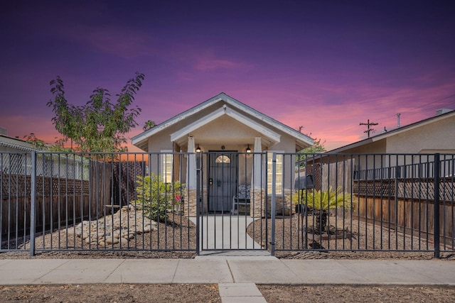 51 E Tuolumne St, Fresno, CA 93706 - view of front of house with a gate and a fenced front yard