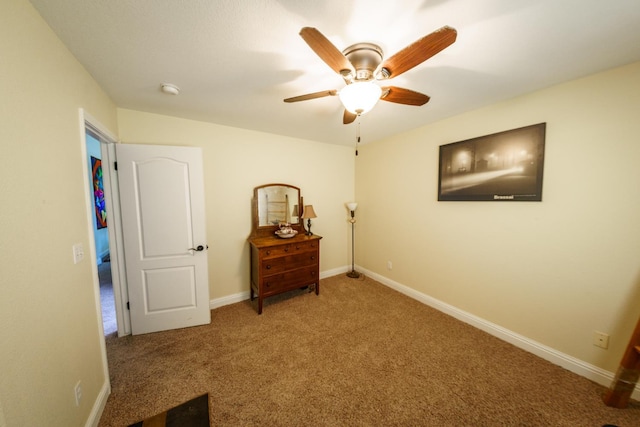 9930 N Rowell Ave, Fresno, CA 93720 - carpeted bedroom featuring baseboards and a ceiling fan