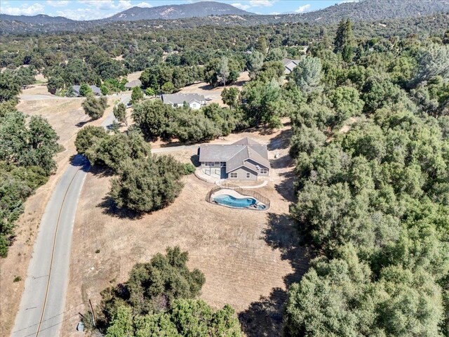 46453 Opah Dr, Ahwahnee, CA 93601 - aerial view of a mountain backdrop