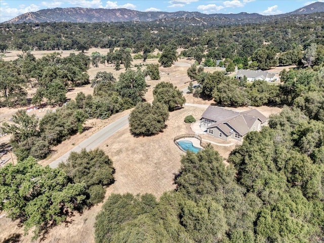 46453 Opah Dr, Ahwahnee, CA 93601 - drone / aerial view of a mountain backdrop