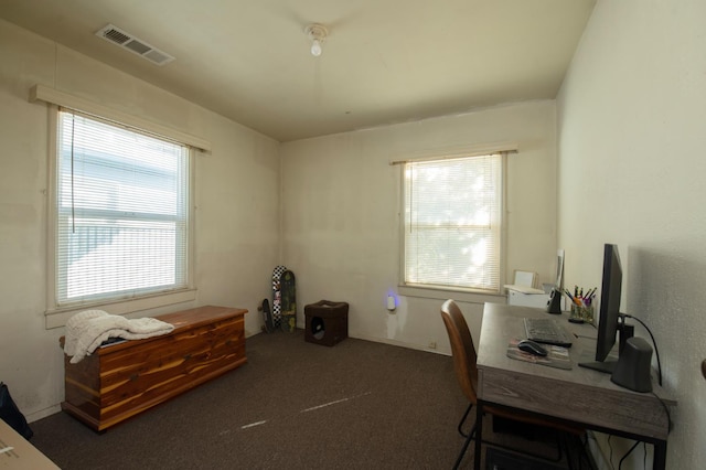 211 S 4th St, Fowler, CA 93625 - home office with healthy amount of natural light and carpet floors