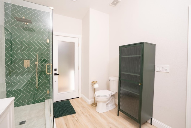 318 San Madele Ave, Coalinga, CA 93210 - bathroom with wood finished floors and a shower stall