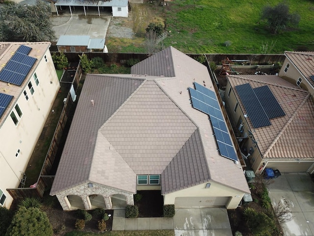 7951 N Fine Ave, Fresno, CA 93720 - view from above of property