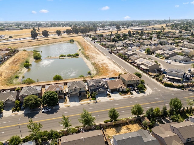 376 S Knox St, Madera, CA 93638 - aerial perspective of suburban area with a large body of water