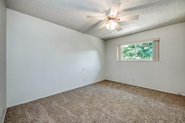 1445 W Ellery Way, Fresno, CA 93711 - carpeted spare room with a textured ceiling and a ceiling fan
