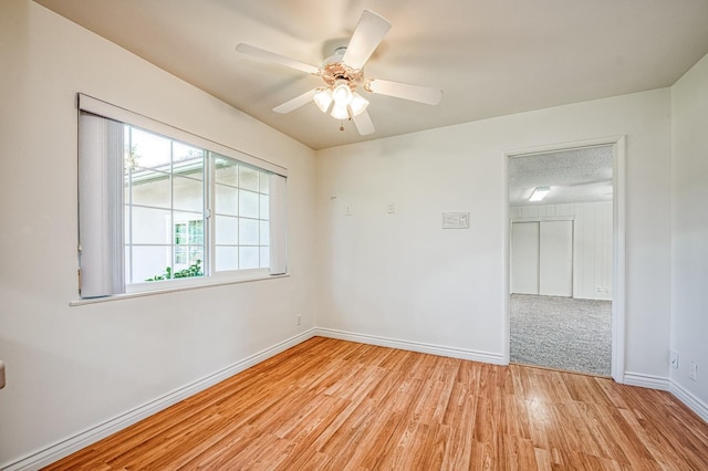 1445 W Ellery Way, Fresno, CA 93711 - empty room featuring light wood-style floors and ceiling fan