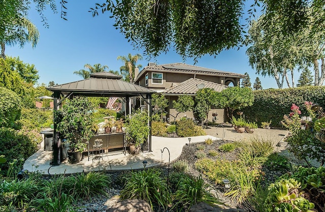 3012 Fairmont Ct, Madera, CA 93637 - view of patio / terrace featuring a gazebo