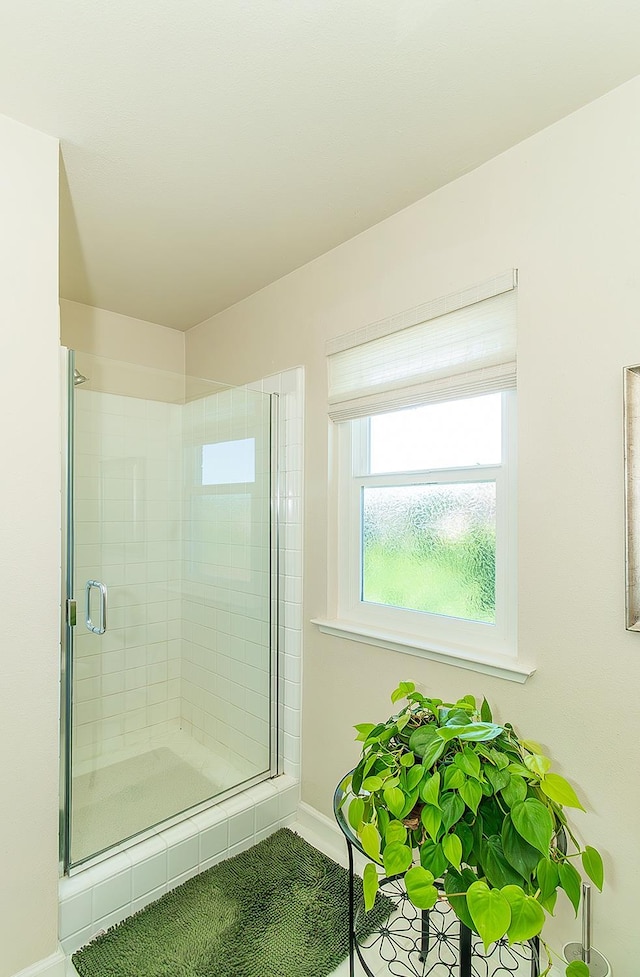 3012 Fairmont Ct, Madera, CA 93637 - full bath with a stall shower and tile patterned flooring