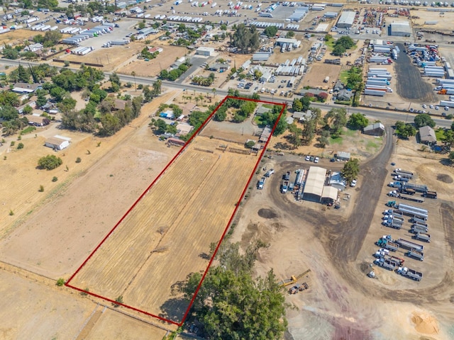 3684 W Belmont Ave, Fresno, CA 93722 - aerial view of property's location with property boundaries highlighted