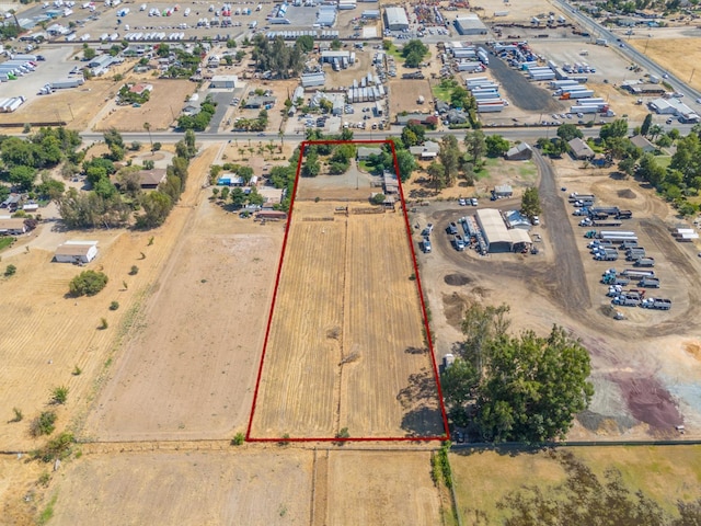 3684 W Belmont Ave, Fresno, CA 93722 - aerial view of property's location with property parcel outlined