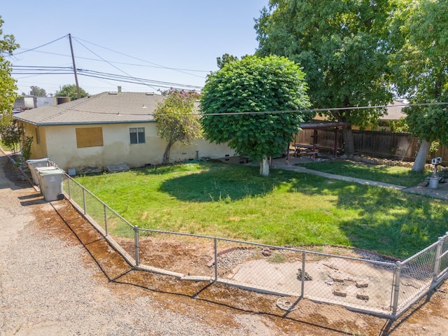 3684 W Belmont Ave, Fresno, CA 93722 - view of front facade featuring a fenced backyard and stucco siding