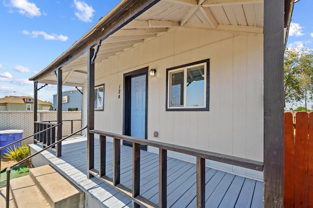 124 E 4th St, Hanford, CA 93230 - view of covered porch