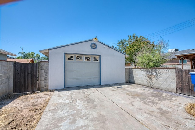 4740 E Washington Ave, Fresno, CA 93702 - detached garage with a gate and driveway