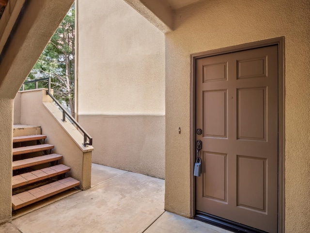 8147 N Cedar Unit 116, Fresno, CA 93720 - property entrance featuring stucco siding