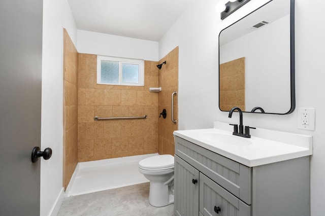 145 W Atchison Ave, Fresno, CA 93706 - full bathroom with vanity and tiled shower
