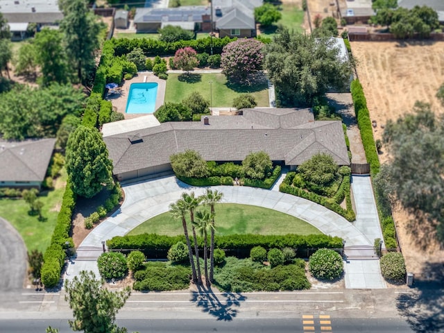 5679 N Van Ness Blvd, Fresno, CA 93711 - aerial view of a pool
