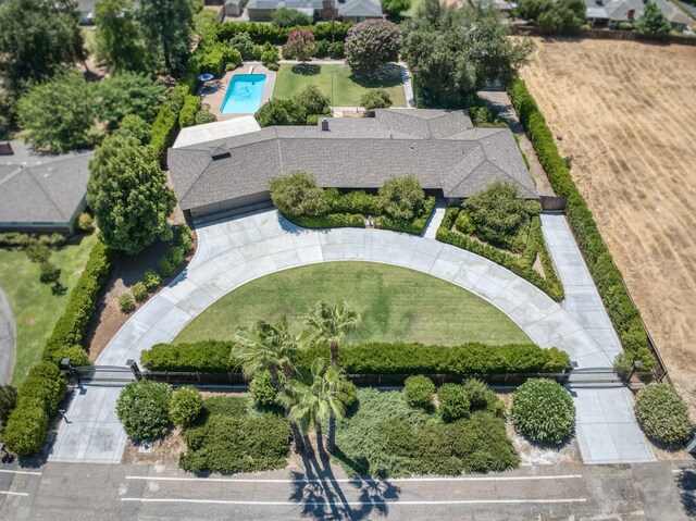 5679 N Van Ness Blvd, Fresno, CA 93711 - aerial view of a pool area
