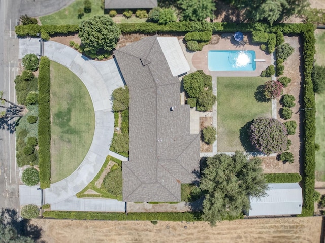 5679 N Van Ness Blvd, Fresno, CA 93711 - bird's eye view of a pool area