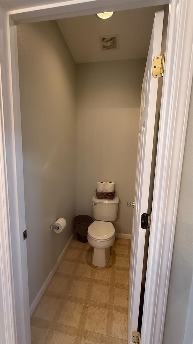 5335 E Hoxie Ave, Fresno, CA 93725 - bathroom with toilet and tile patterned floors