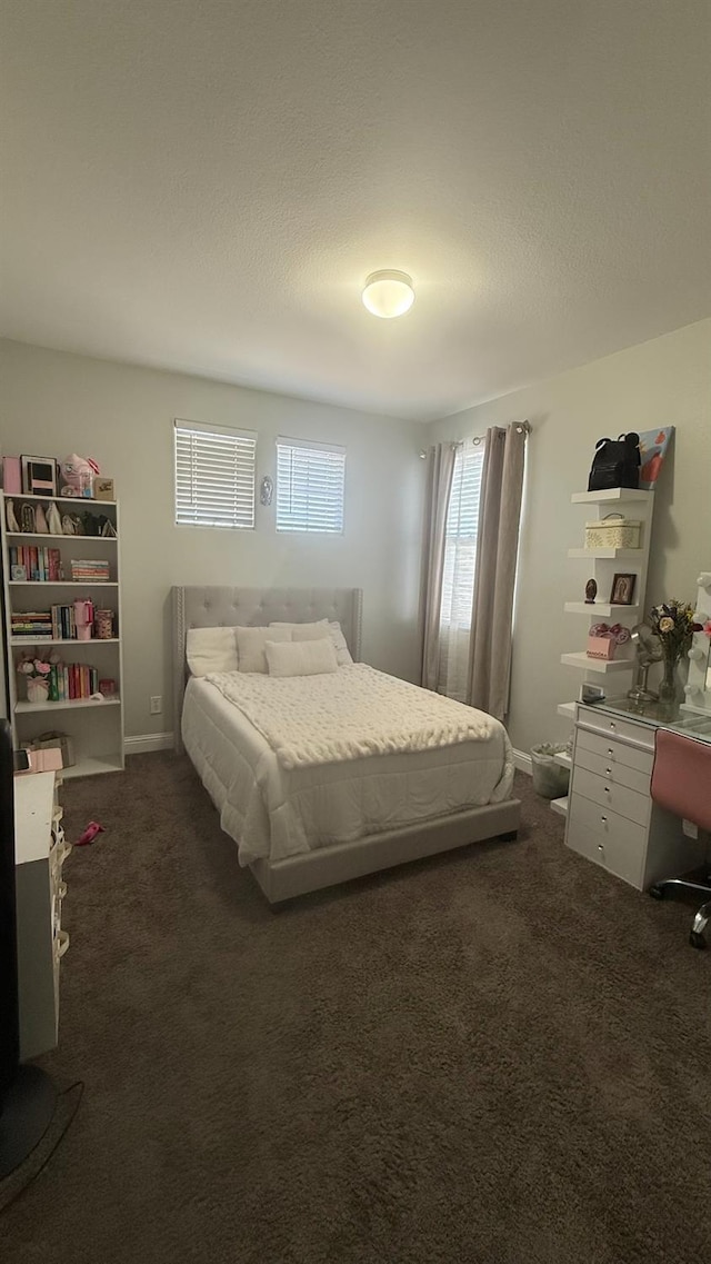 5335 E Hoxie Ave, Fresno, CA 93725 - bedroom with dark colored carpet