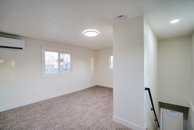 1530 E Home Ave, Fresno, CA 93728 - below grade area with an AC wall unit and carpet