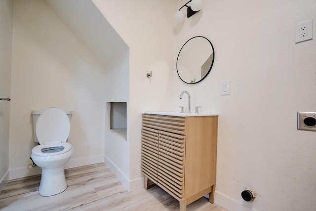 1530 E Home Ave, Fresno, CA 93728 - bathroom with vanity and wood finished floors
