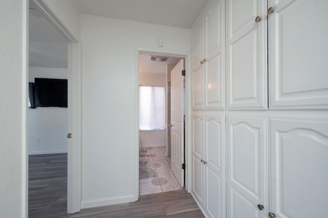 1535 S Homsy Ave, Fresno, CA 93727 - hall with wood finished floors and baseboards
