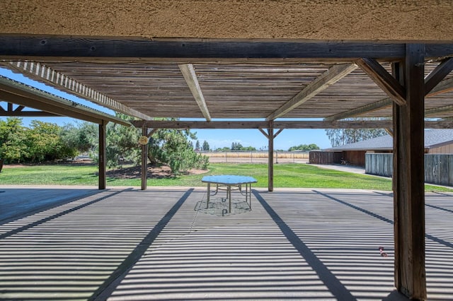 5400 Amber Ave, Clovis, CA 93619 - view of patio featuring a pergola