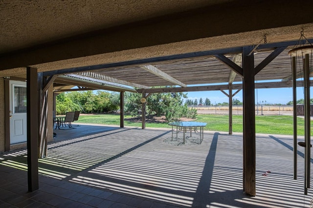 5400 Amber Ave, Clovis, CA 93619 - view of patio / terrace with a pergola